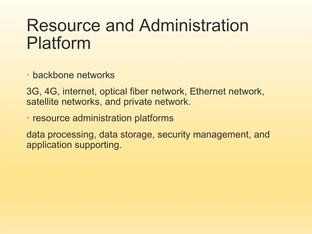 resource and administration platform