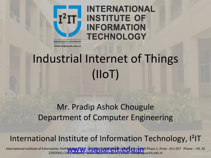 industrial internet of things iiot