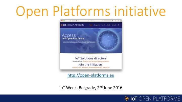 open platforms initiative