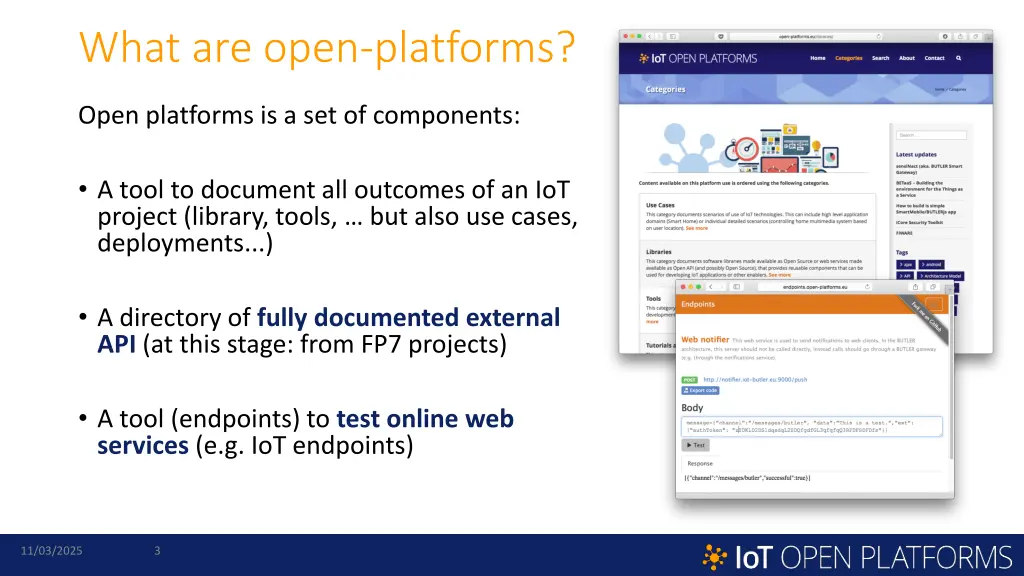 what are open platforms