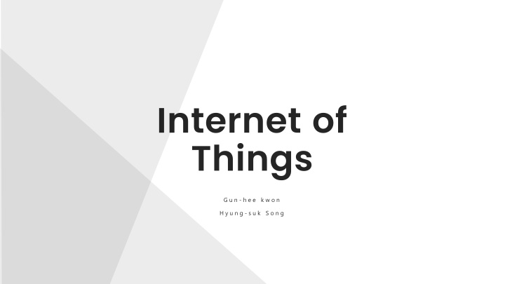 internet of things
