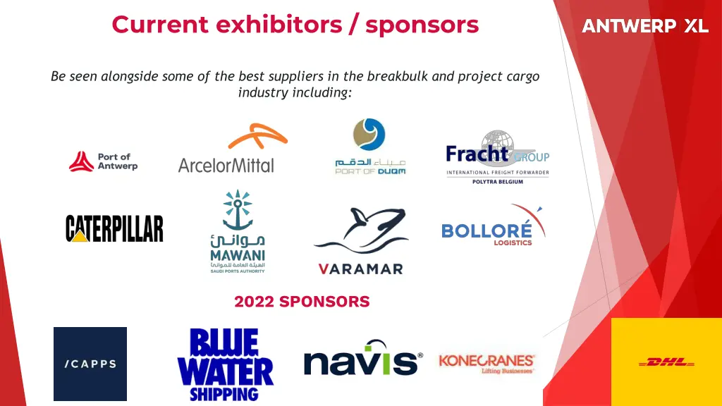 current exhibitors sponsors