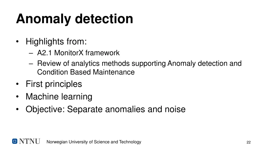 anomaly detection
