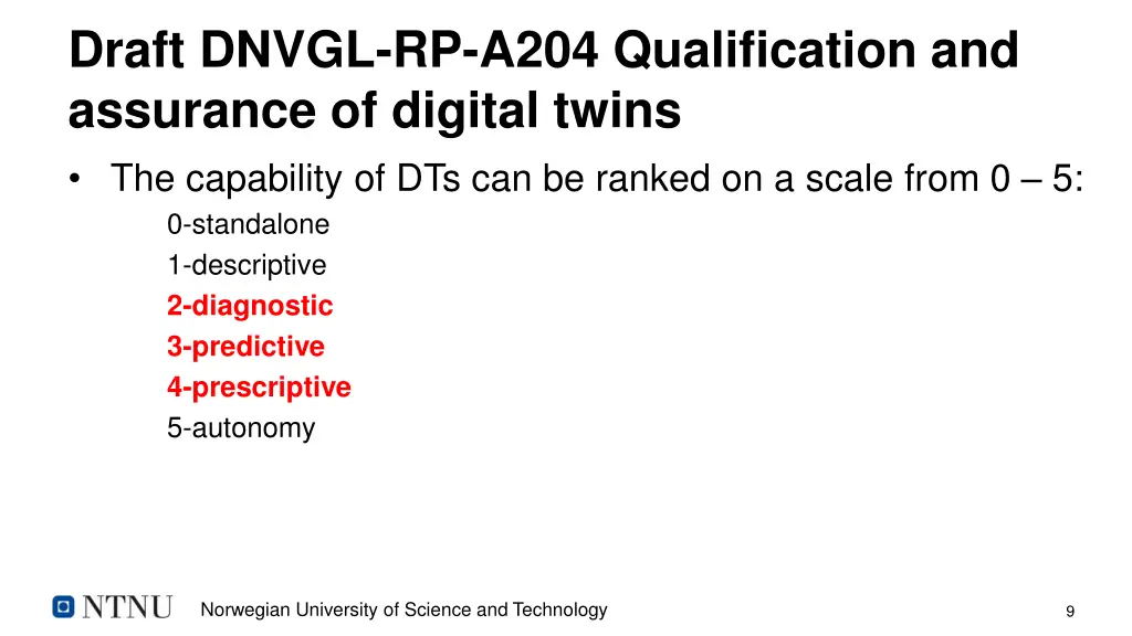 draft dnvgl rp a204 qualification and assurance