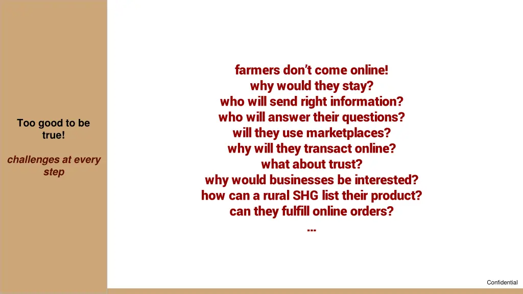 farmers don t come online why would they stay