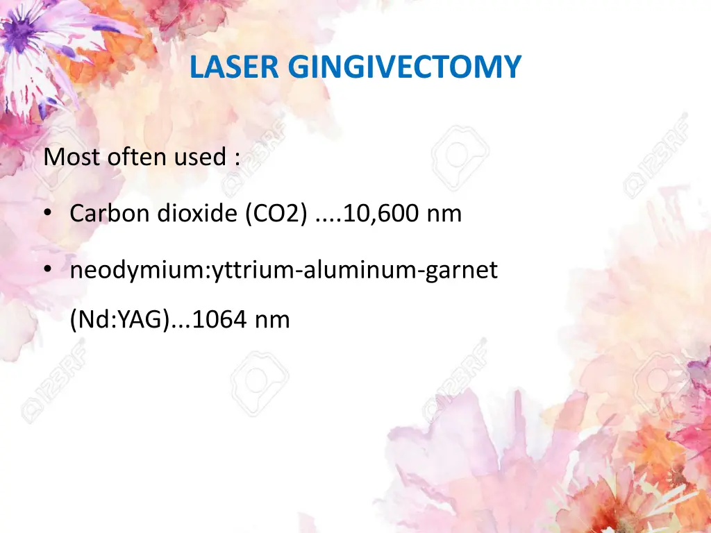 laser gingivectomy