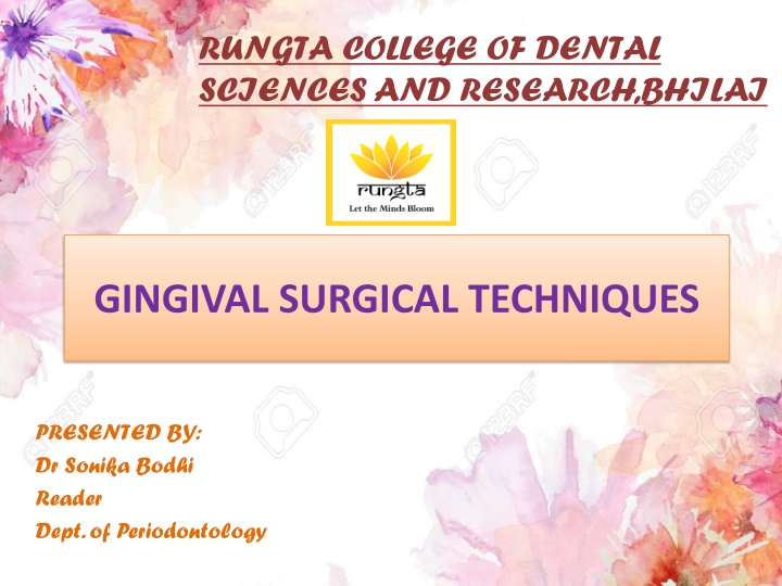 rungta college of dental sciences and research