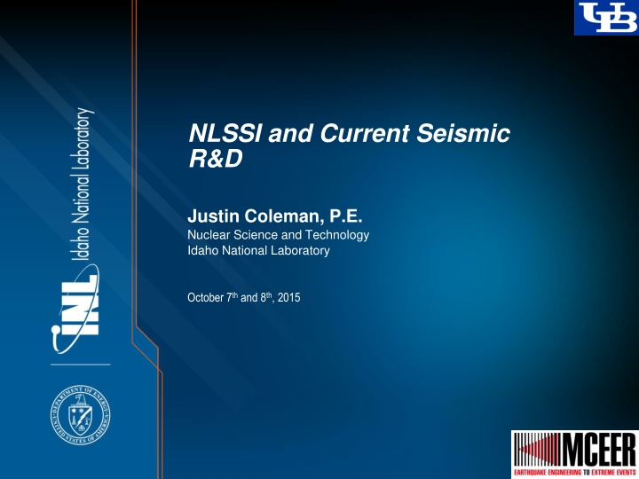 nlssi and current seismic r d