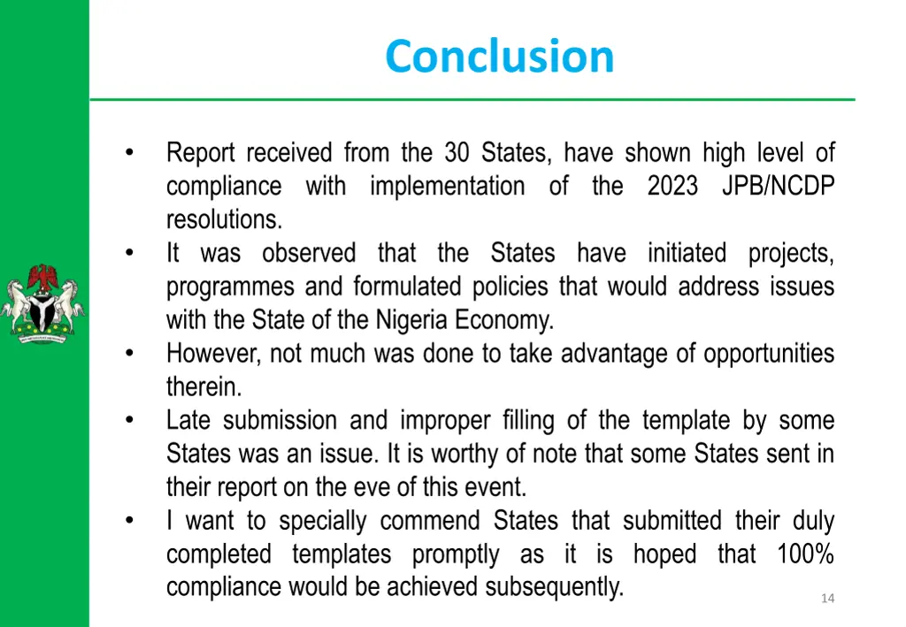 conclusion