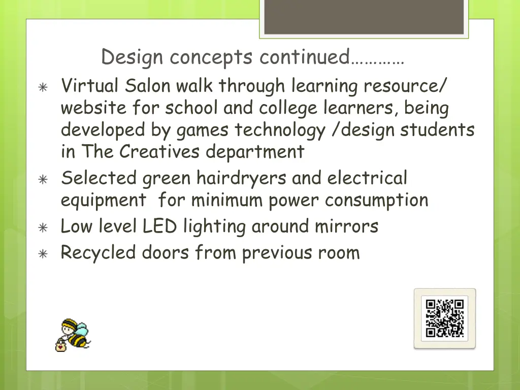 design concepts continued
