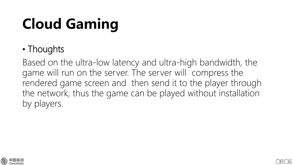 cloud gaming