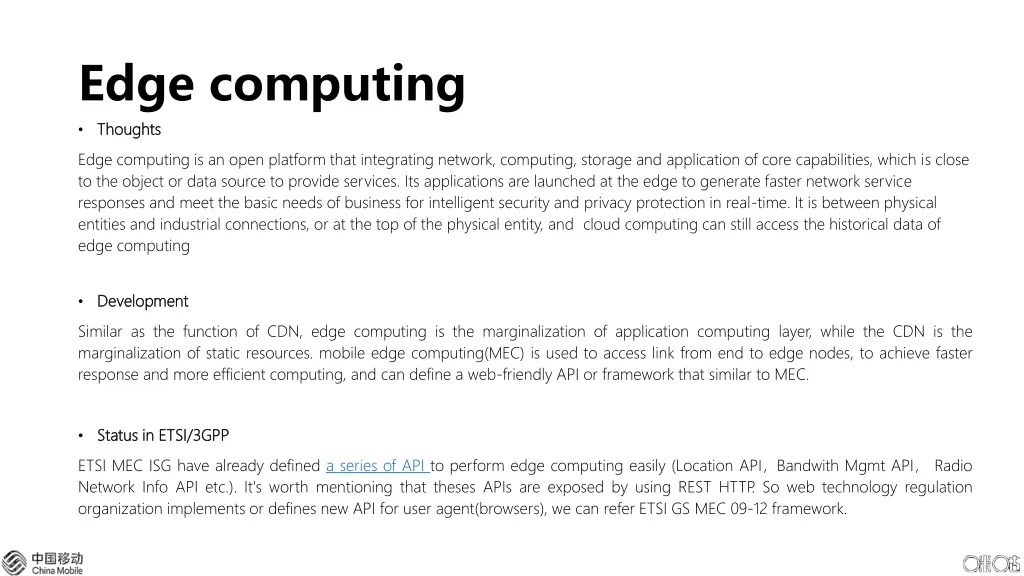 edge computing thoughts thoughts