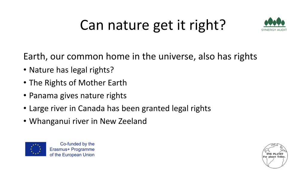 can nature get it right