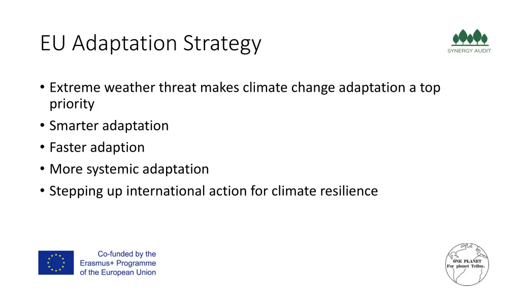 eu adaptation strategy