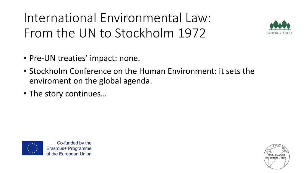 international environmental law from