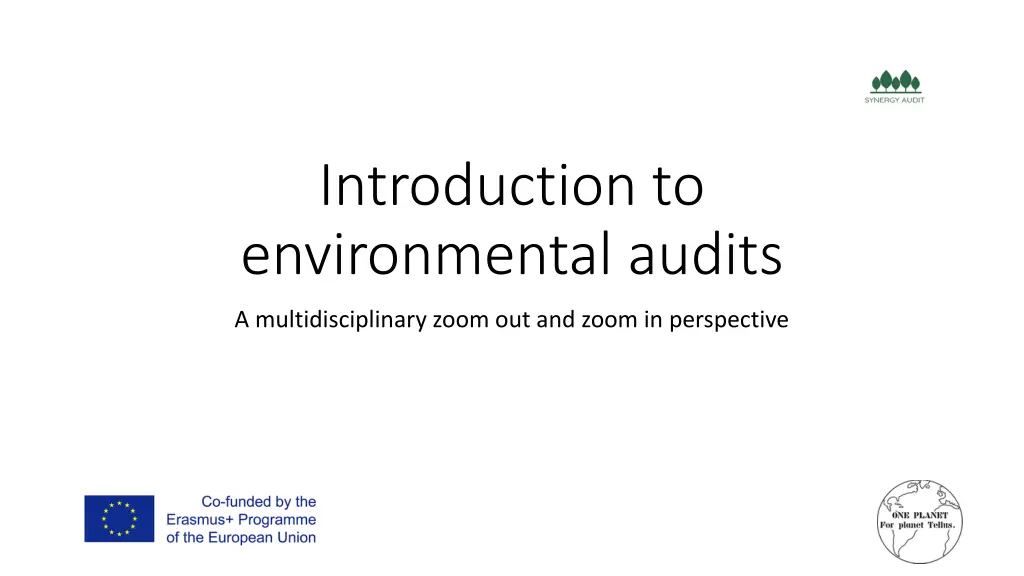 introduction to environmental audits