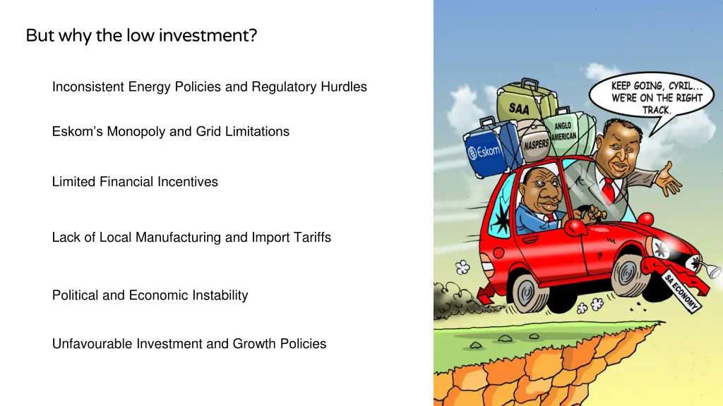 but why the low investment