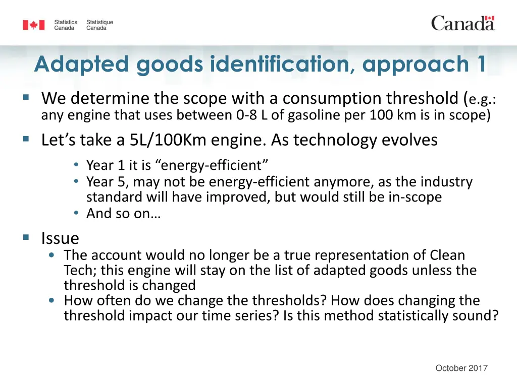 adapted goods identification approach 1