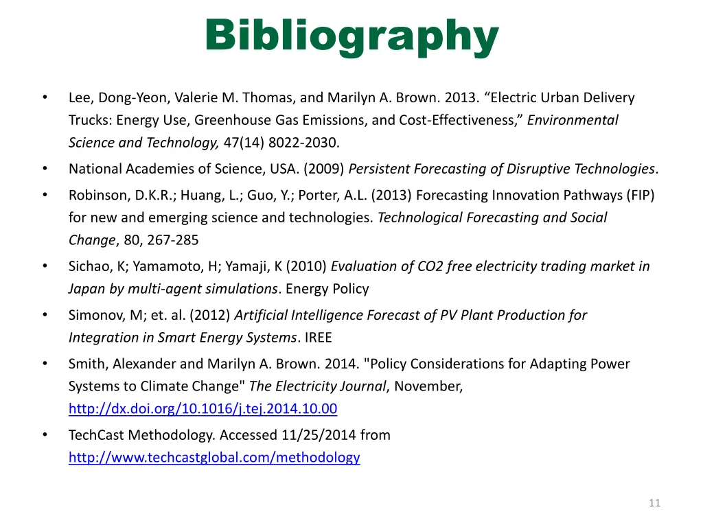 bibliography 1