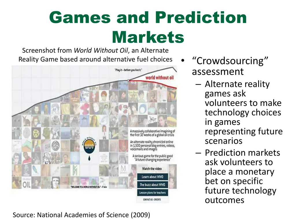 games and prediction markets screenshot from