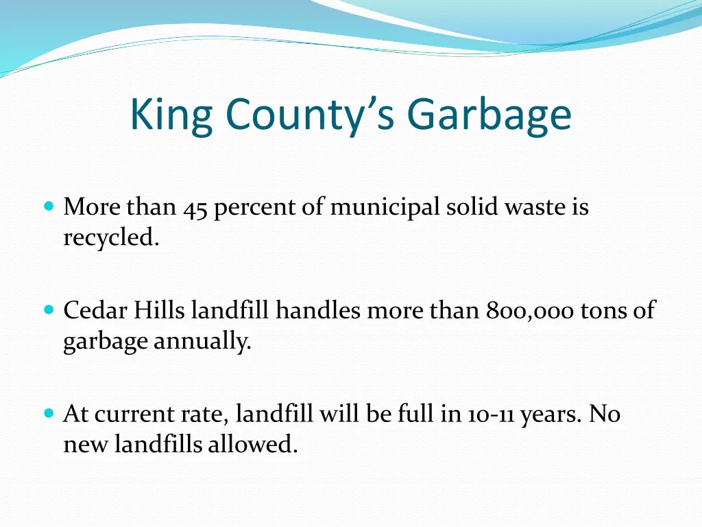 king county s garbage