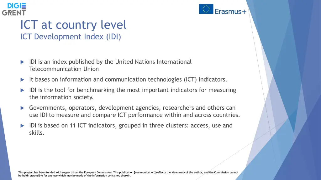 ict at country level ict development index idi