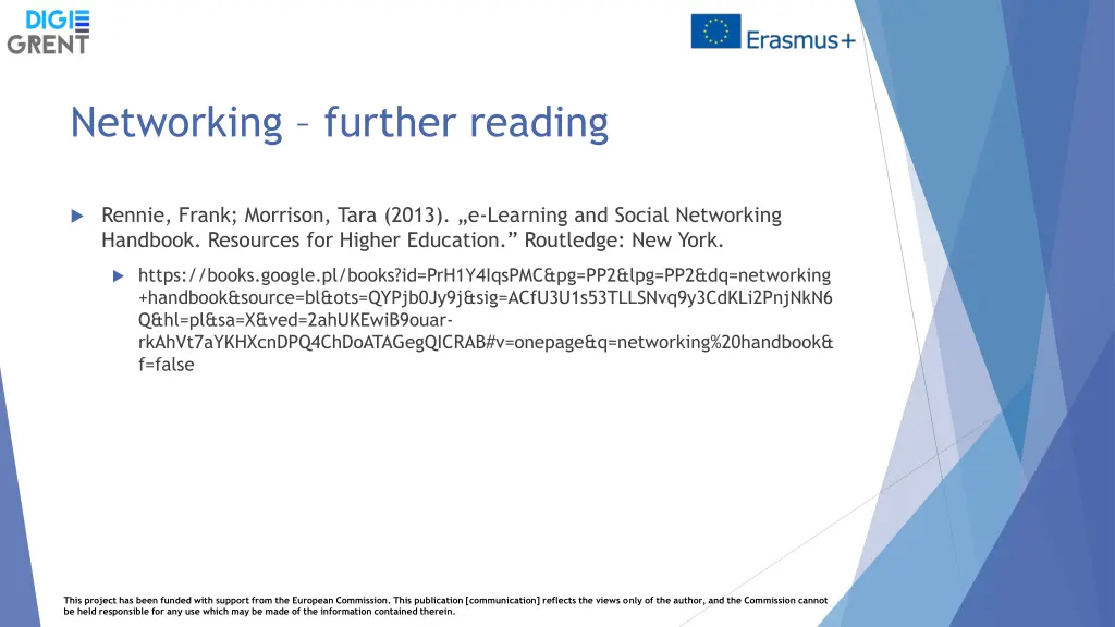 networking further reading