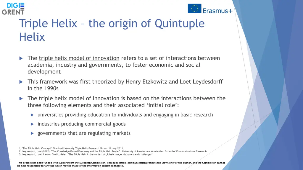 triple helix the origin of quintuple helix