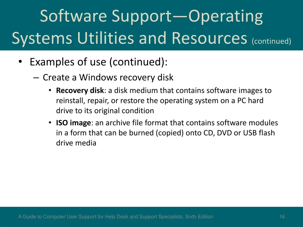 software support operating systems utilities 1