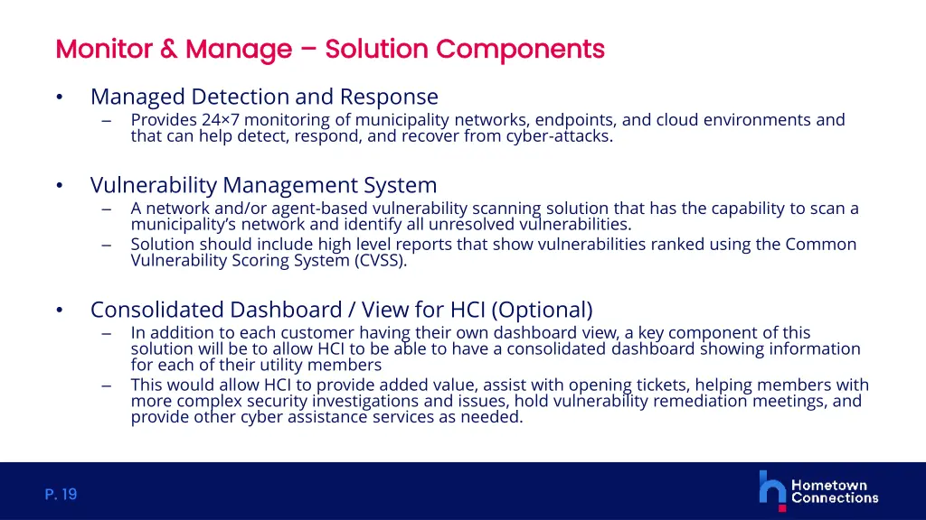 monitor manage monitor manage solution components