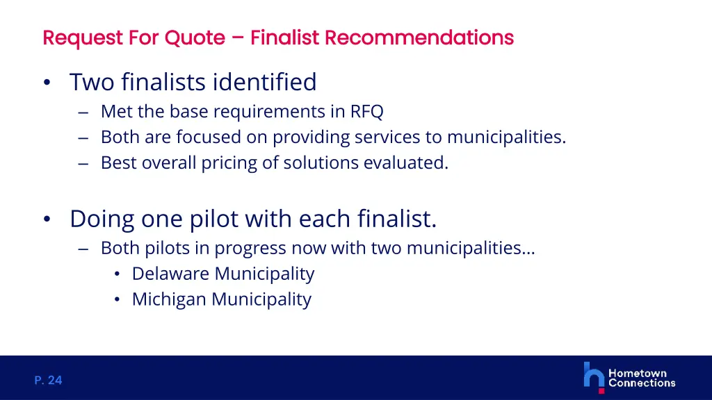 request for quote request for quote finalist