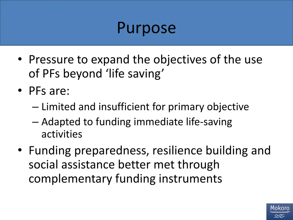purpose