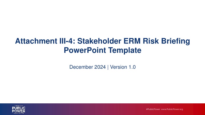 attachment iii 4 stakeholder erm risk briefing