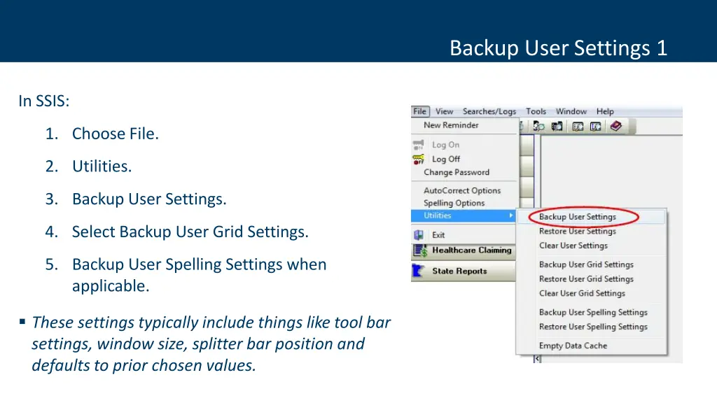 backup user settings 1 backup user settings 1