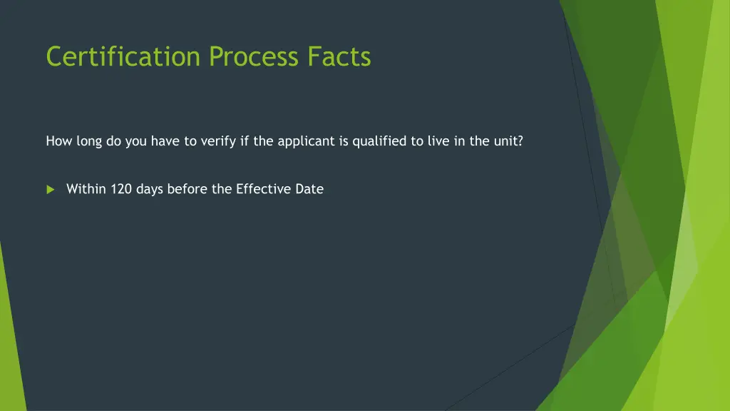 certification process facts 1