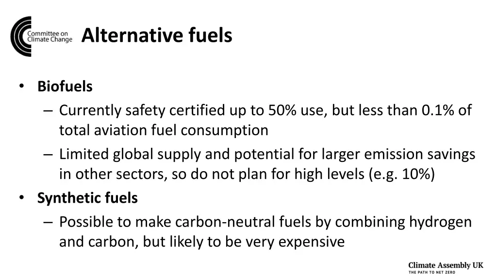 alternative fuels