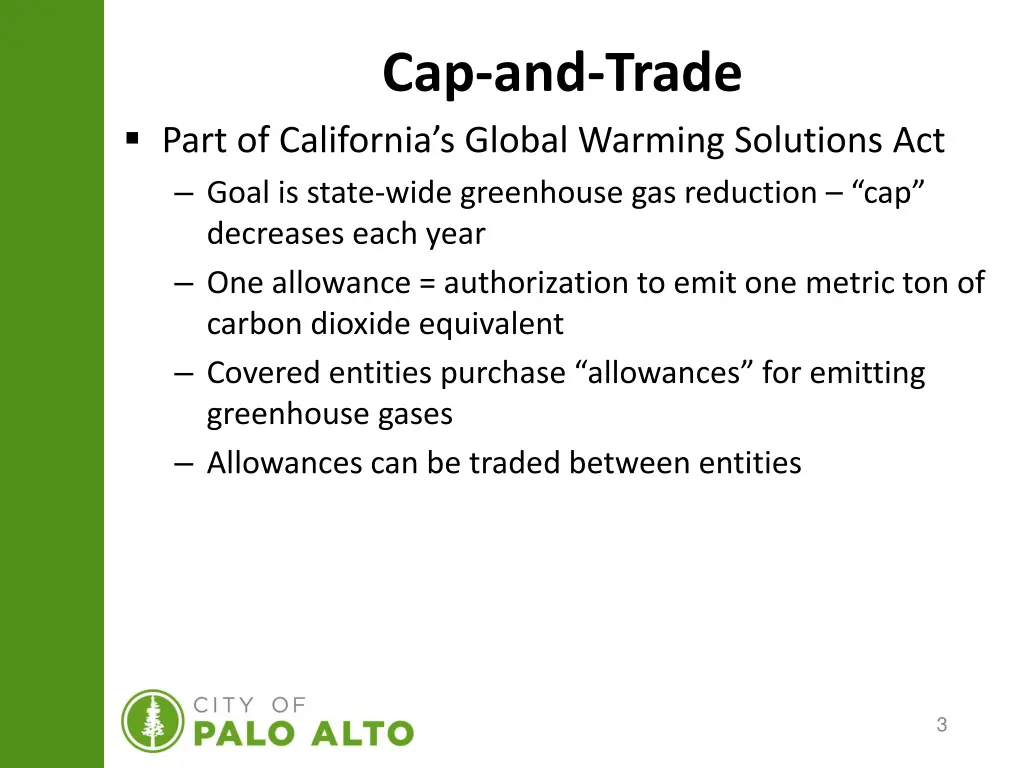 cap and trade