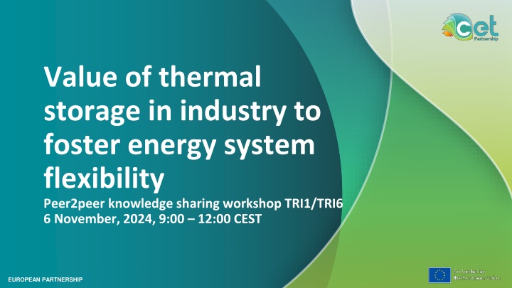 value of thermal storage in industry to foster