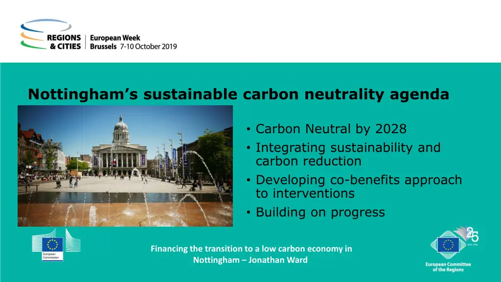 nottingham s sustainable carbon neutrality agenda