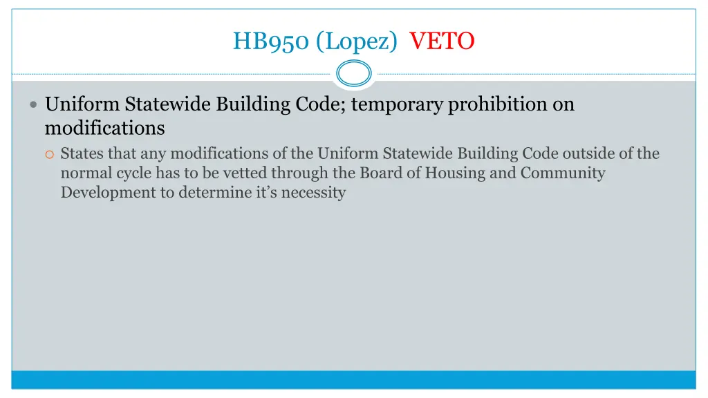 hb950 lopez veto