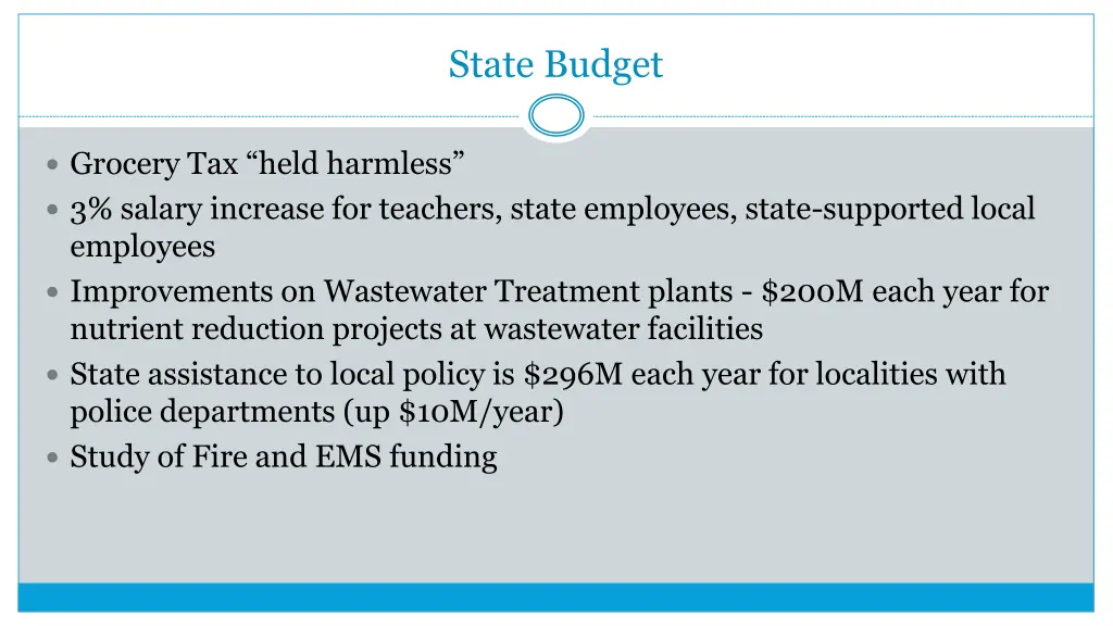 state budget