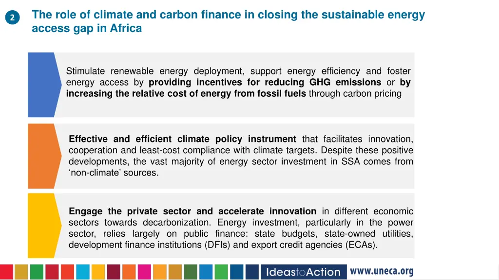 the role of climate and carbon finance in closing