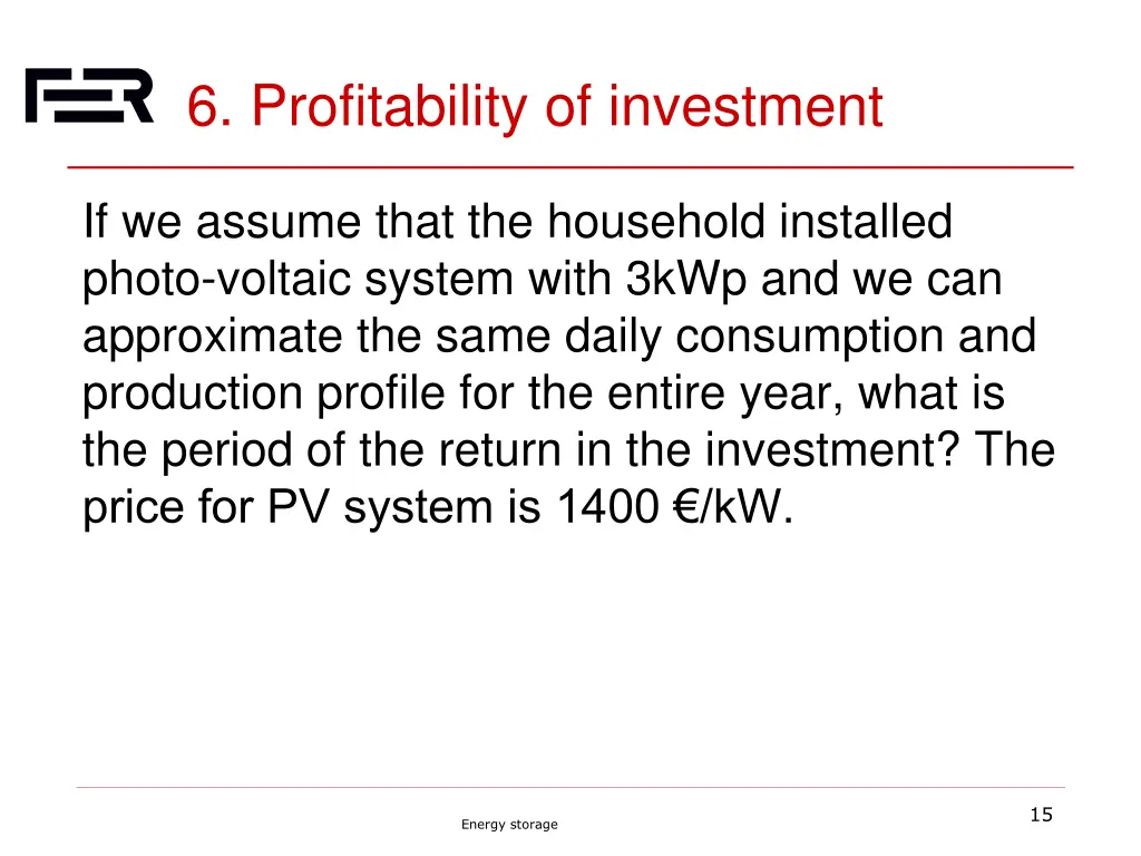 6 profitability of investment
