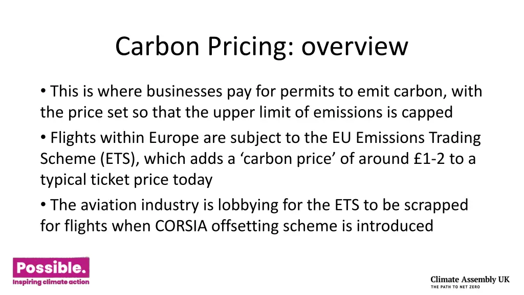 carbon pricing overview