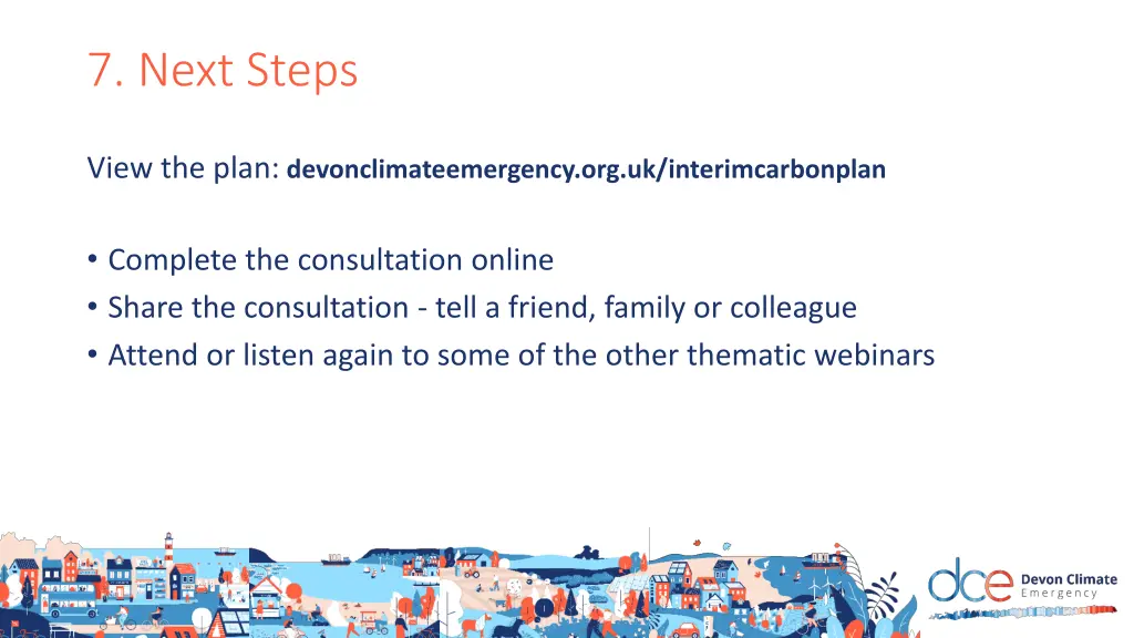 7 next steps
