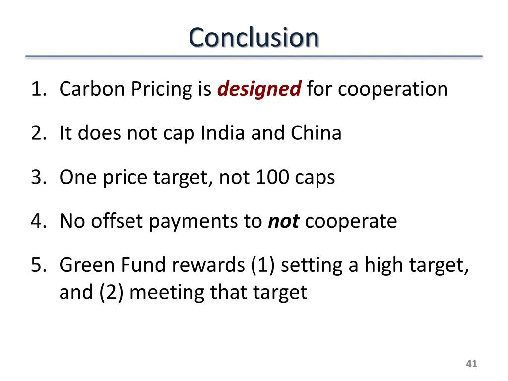 conclusion
