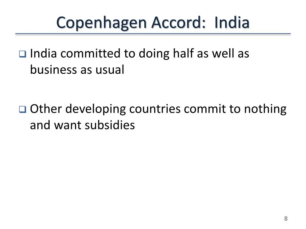 copenhagen accord india