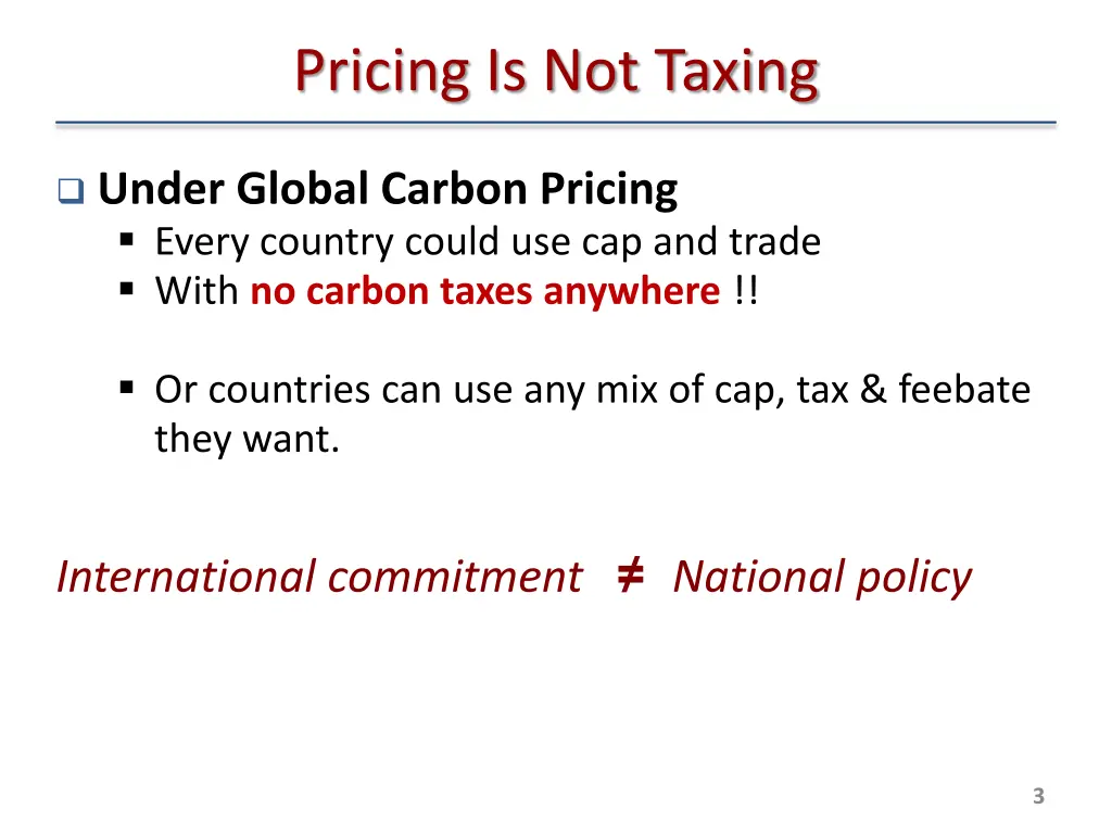 pricing is not taxing