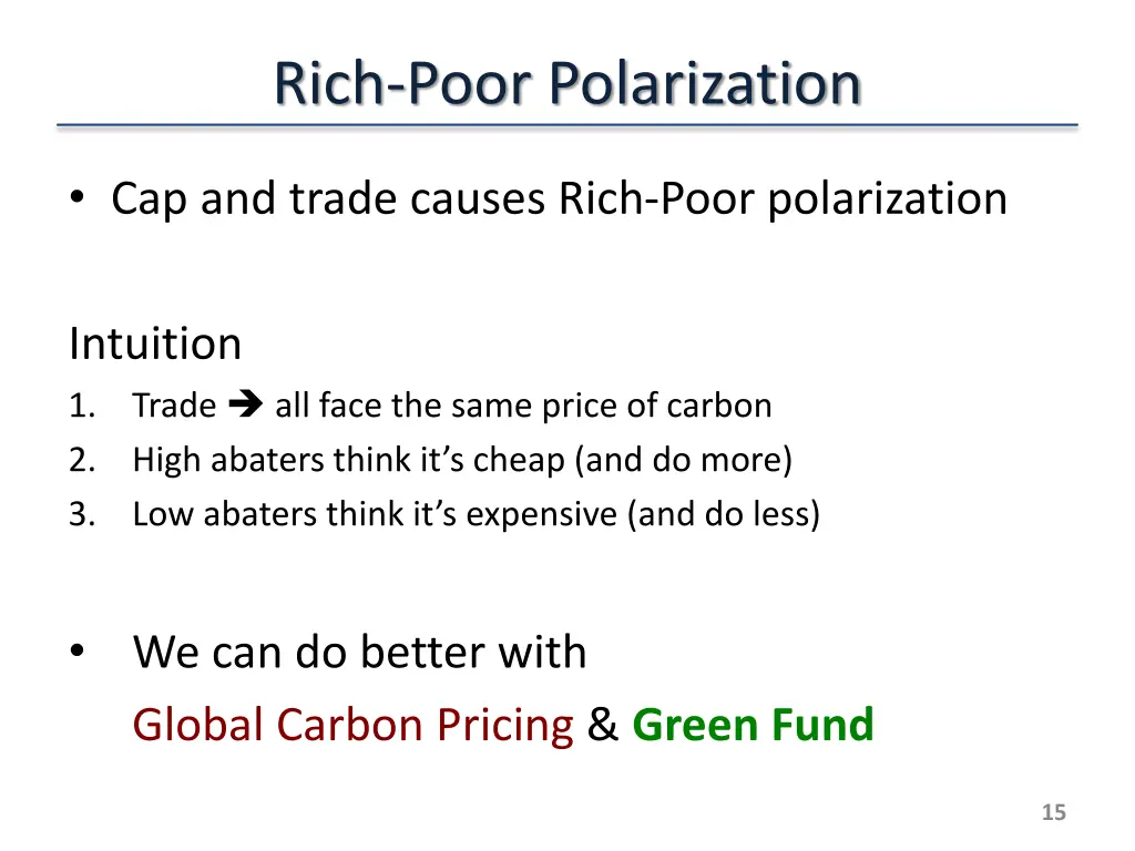 rich poor polarization