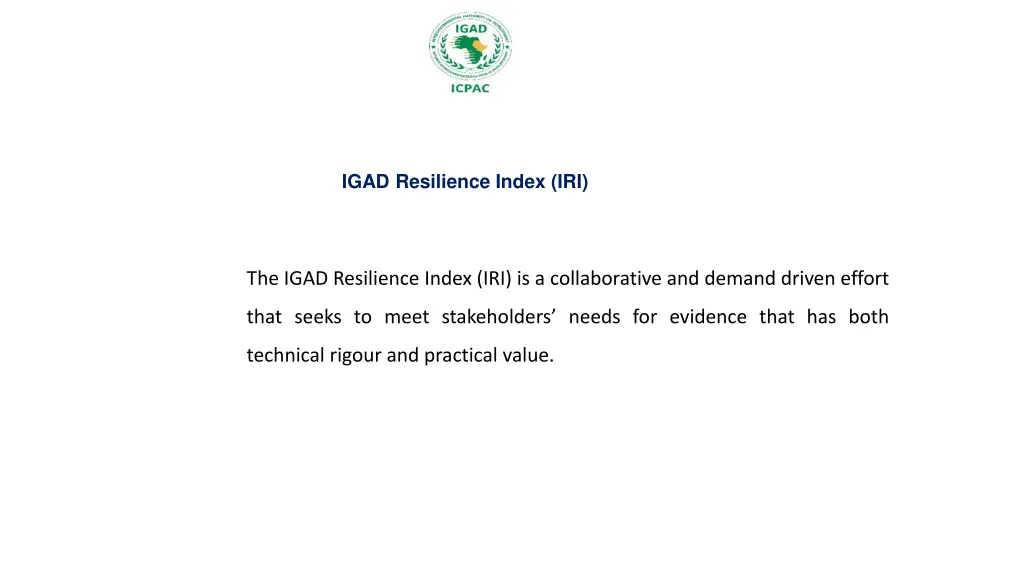 igad resilience index iri 1